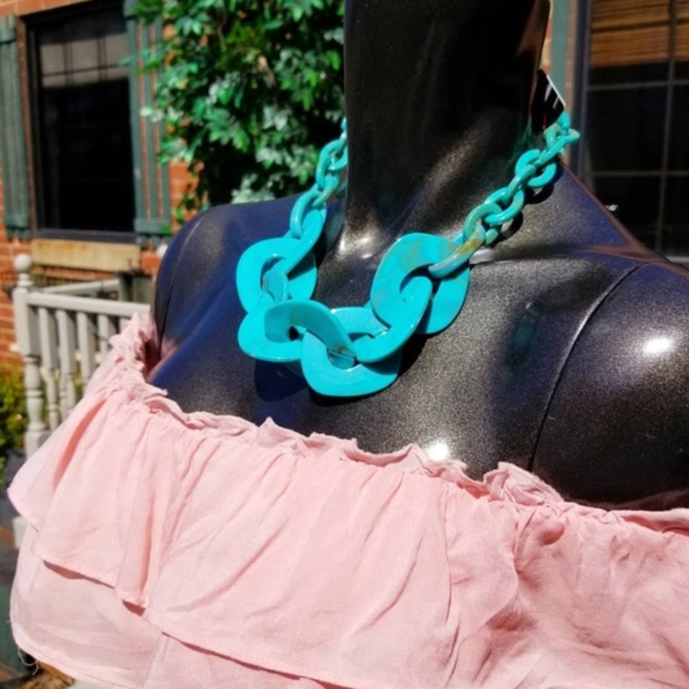 Pretty In Peachy Pink Off-Shoulder Maxi Dress with Ruffles - Picture 2 of 16